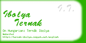 ibolya ternak business card